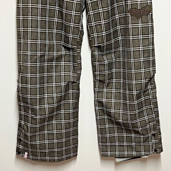 NEW Bonfire Arena plaid Streetwear Inspired Snowboarding Pants Womens Sz M - Picture 3 of 10